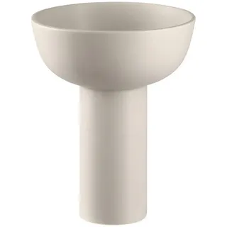 Blomus Vase Myabi, Beige, Keramik, rund, 21.0 cm, zum Stellen, auch für frische Blumen geeignet, Dekoration, Vasen, Keramikvasen