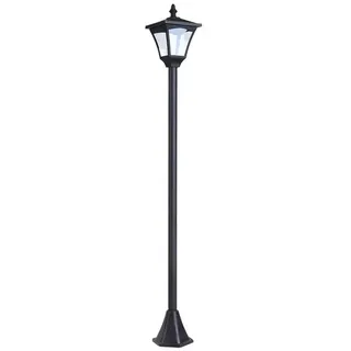 Outsunny LED Solarleuchte 15 x 15 x 120 cm schwarz
