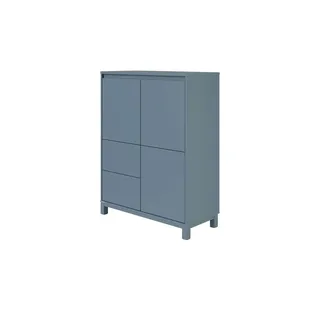 Paidi Highboard 94,8 x 119,7 x 40,1 cm Blau