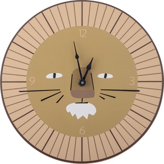 Bloomingville Mini, Wanduhr, Harrison Wall Clock, Brown, MDF (23 cm)