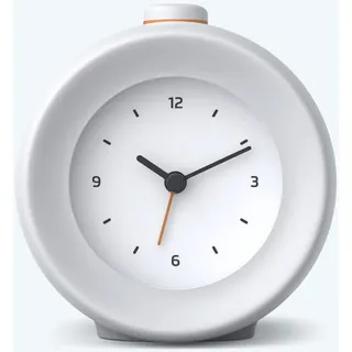mudita Wecker Analog - Sunrise Alarm Clock „Bell” mit minimiertem blauem Licht - 10 Melodien, Entspannungsklänge, Naturgeräusche - Minimalistischer Meditationswecker - Pebble Gray...