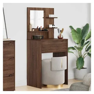 vidaXL Schlafzimmer-Frisiertische mit Schubladen Braun Eichen-Optik 889004