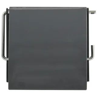 MSV Toilettenpapierhalter MSV Bad Serie "Anthrazit" Toilettenpapierhalter WC Rollenhalter