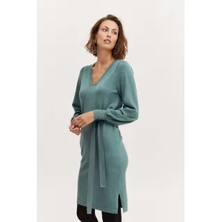 Fransa Strickkleid FRBLUME DR 1 20610979 Strickkleid mit Puffärmeln in Grün | Gr.: L