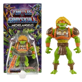 Mattel Turtles of Grayskull Actionfigur Michelangelo 14 cm