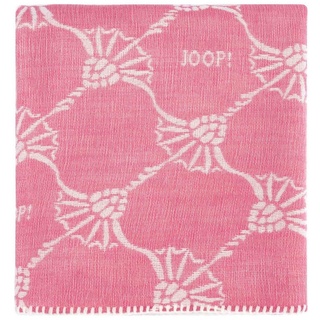 Joop! Modeschal Damen Schal - Webschal, Cornflower, Logo rosa Yourfashionplace