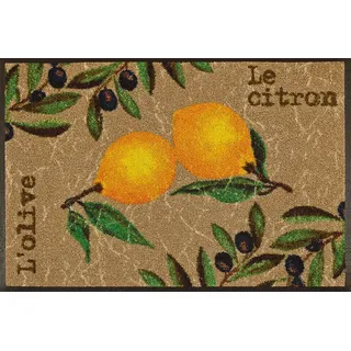 Wash+Dry Le Citron 50 x 75 cm Beige/Gelb