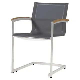 Zebra Technologies Setax Freischwinger Lounge grau/braun