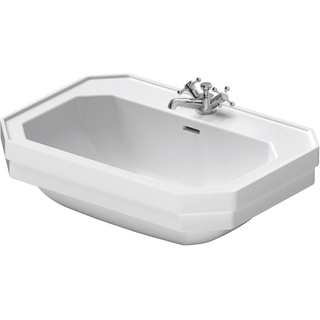 Duravit Serie 1930 Waschtisch 1 Hahnloch 700 x 500 mm - Weiß Hochglanz - 0438700000