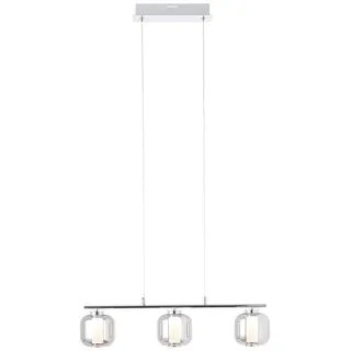 Brilliant Rafa 3-flg. 57 cm Balken chrom/rauchglas