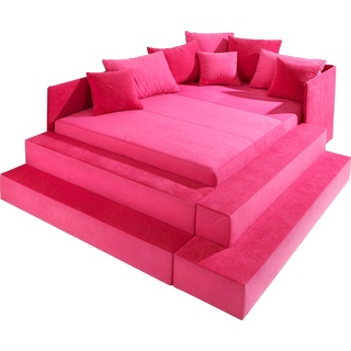 Maintal Polsterbett, rosa/pink, , 11997914-0 Microvelours