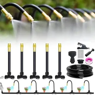 360° Curved Garden Automatic Irrigation System, Bewässerungssystem Garten mit Automatische Bewässerungssets, Hochbeet Bewässerung Tropfbewässe...