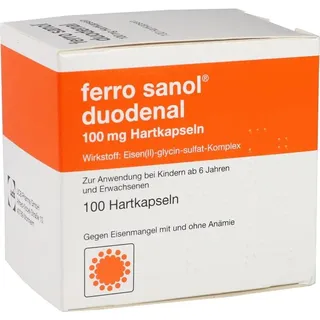 Teofarma Ferro Sanol duodenal magens.res.Pellets in Kapseln 100 St.