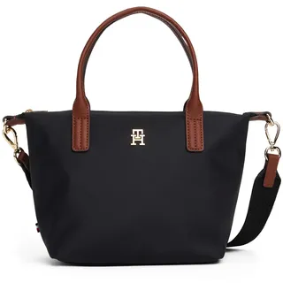 Tommy Hilfiger Popette Mini Tote Umhängetasche Textil Black