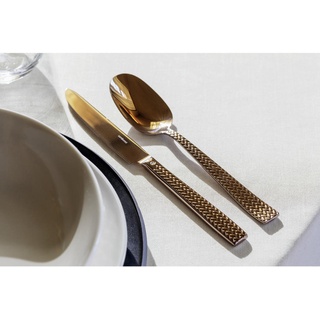 Sambonet Besteckset, Gold, Metall, DIN EN ISO 14001, DIN EN ISO 50001, DIN EN ISO 9001, Essen & Trinken, Besteck, Besteck-Sets