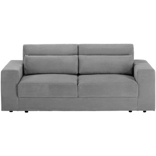 Big Sofa 2,5 Sitzer Branna ¦ grau ¦ Maße (cm): B: 209 H: 89 T: 102