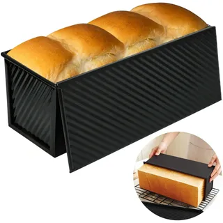 inodiref Toastbrot Backform Mit Deckel 1000g Teig Kastenform Mit Deckel