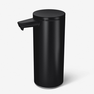 simplehuman Seifenspender mit berührungsloser Pumpe, 255 ml, nachfüllbar, Schwarz