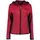 OS Trachten Womens Hooded Strickfleece Jacke rot Größe 42
