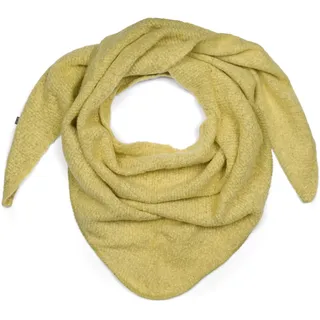 Stylebreaker Strick Dreiecktuch meliert", Damen, grün (limettengrün), Obermaterial: 80% Viskose CV. 20% Wolle WO., Modisch, Modetücher