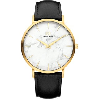 Danish Design Herren Analog Quarz Uhr mit Leder Armband IQ51Q1217