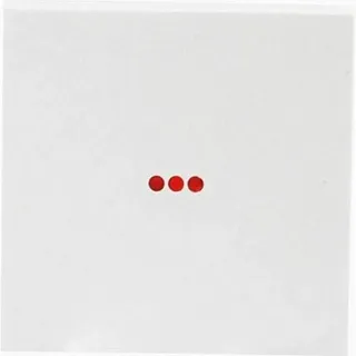 OPUS® 55 Wippe mit roter Linse Farbe alu - silber - seidenglanz