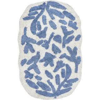 Beliani DERIK Blau 60 x 90 cm