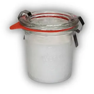 BIOKEMA - nachhaltige Kerze im Weckglas - ohne künstlichen Chemikalien - 100% aus recycelten Materialien (140ml)