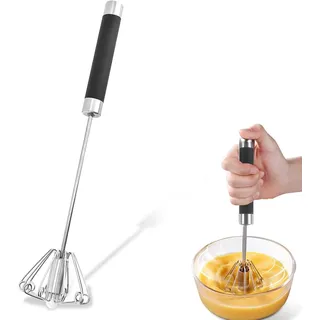 Schneebesen, Elektrischer Edelstahlmixer, Halbautomatischer Schneebesen, Schneebesen Zum Mischen, Schlagen, Aufschäumen Und Rühren