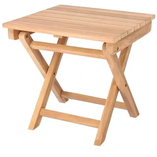 JAN KURTZ Fiji Klapptisch 70 x 70 x 73 cm braun