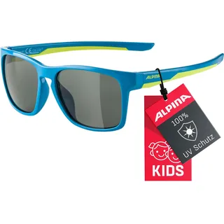 ALPINA FLEXXY COOL KIDS I - Flexible und verspiegelte Sportbrille für Kinder, Beschlagfrei, besonders bruchsicher, mit UV-A-, B- & -C-Schutz