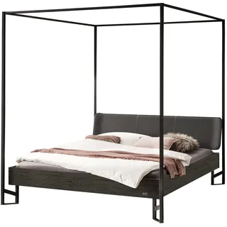 Hasena Bovena Himmelbett Akazie Vintage Metall Anthrazit - Grey