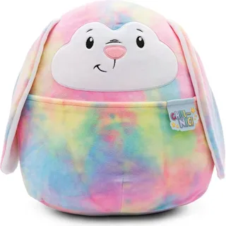 NICI Kissen Hase figürlich 30cm - Bunt/Weiß/Rosa/Gelb