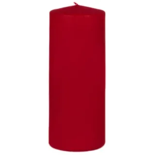 1 kg Kerzenwachs hohe 20 cm große rote Stumpenkerze 200 x 80 mm