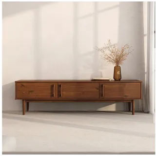Idimex TECCA Lowboard 180x48x41 cm Braun Holz