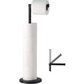Toilettenpapierhalter stehend Edelstahl 304 rutschfest Ersatzrollen