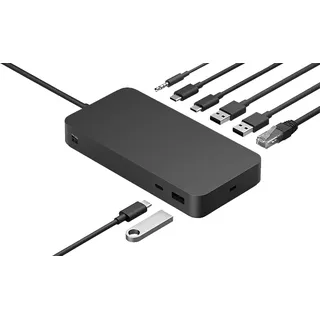 Microsoft Surface Thunderbolt 4 Dock Dockingstation, Schwarz