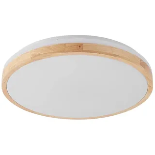 LINDBY Emiva 9 dimmbar rund Holz