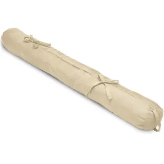 Beautissu Zugluftstopper 100 x 10 cm Creme
