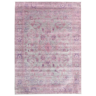 Maharani Teppich - Grau / Rosa 160x230