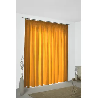 Wirth Vorhang WIRTH "Trondheim B" Gr. 4, gold (altgoldfarben), B:131cm H:245cm, Polyacryl, Gardinen, nach Maß