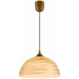 Licht-Erlebnisse ADANIA 1-flg. Ø30 cm rund Glas rot retro