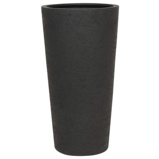 fleur ami Kunststoff-Vase Tribeca Shape Natural raw, konisch, Anthrazit