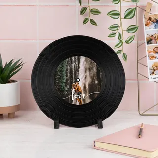 Wanapix | Personalisierte Tisch Schallplatte | 30 cm | Love