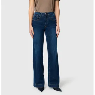 MAC Jeans RICH PALAZZO Weite Jeans Nacht Blau 36/34