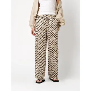 ROSNER Palazzohose Mara Palazzo (1-tlg) mit grafischem Muster beige 44L28