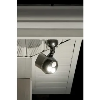 MR. BEAMS Außenstrahler LED Batterie 400 lm 2er Pack braun