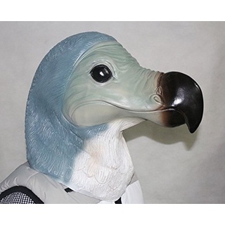 The Rubber Plantation TM 619219293655 Dodo Latex Maske Vogel Tier Halloween EXTINCT Full Head Kostüm Zubehör, Unisex, ONE SIZE