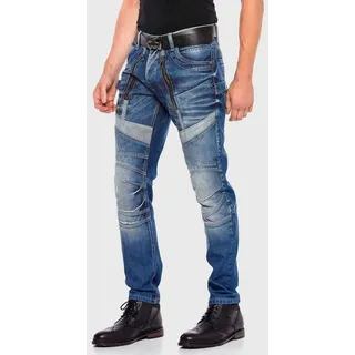 Cipo & Baxx Straight-Jeans JEANS in Straight-Fit blau 28