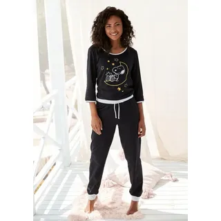 Peanuts Pyjama schwarz 36/38